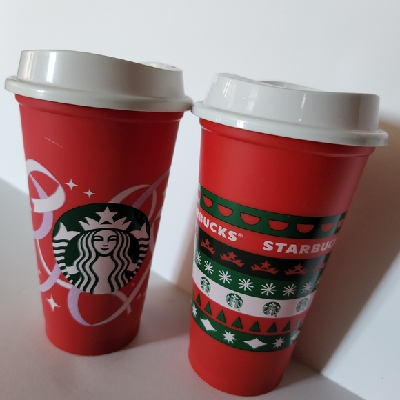 Starbucks Other - Set of 2 Starbucks Travel Cups Size Grande